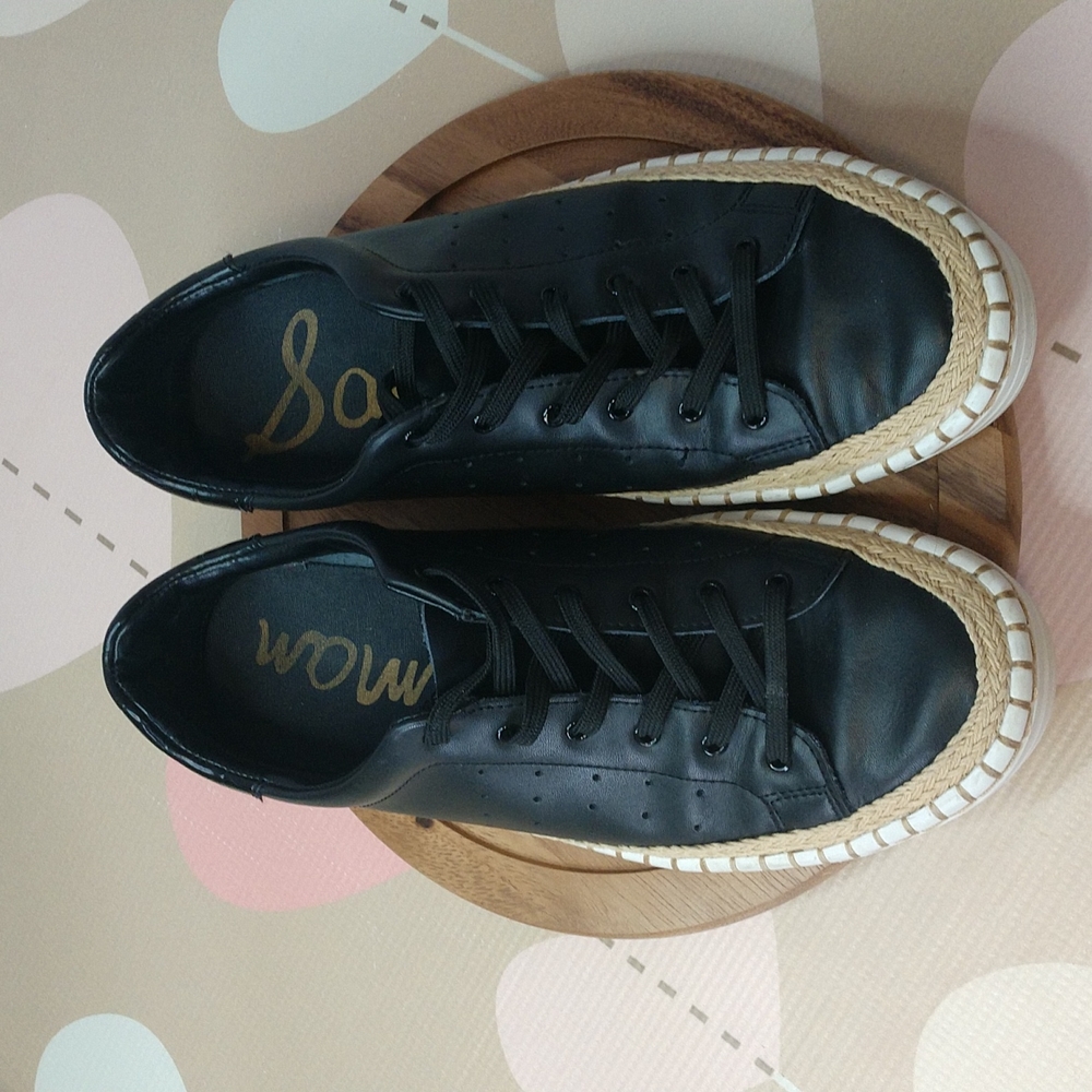 Sam Edelman black Kavi sneakers. Size 8.5